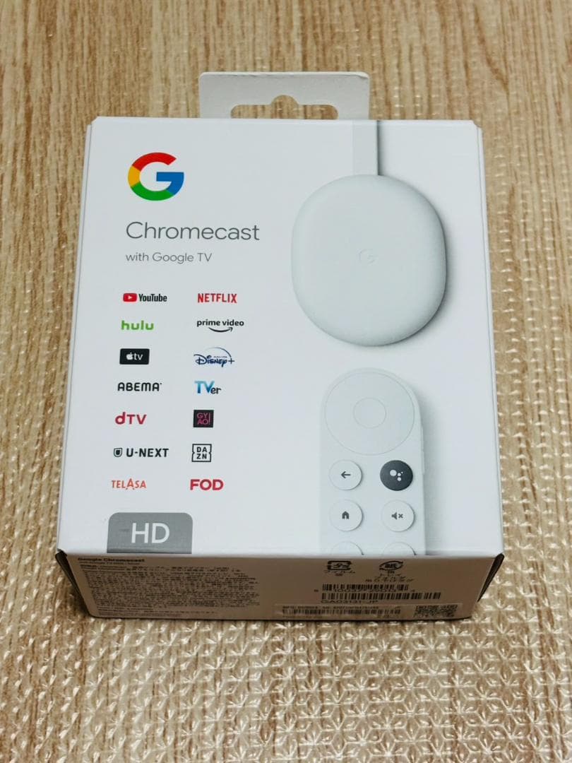 試しのみ】Chromecast with Google TV（HD)