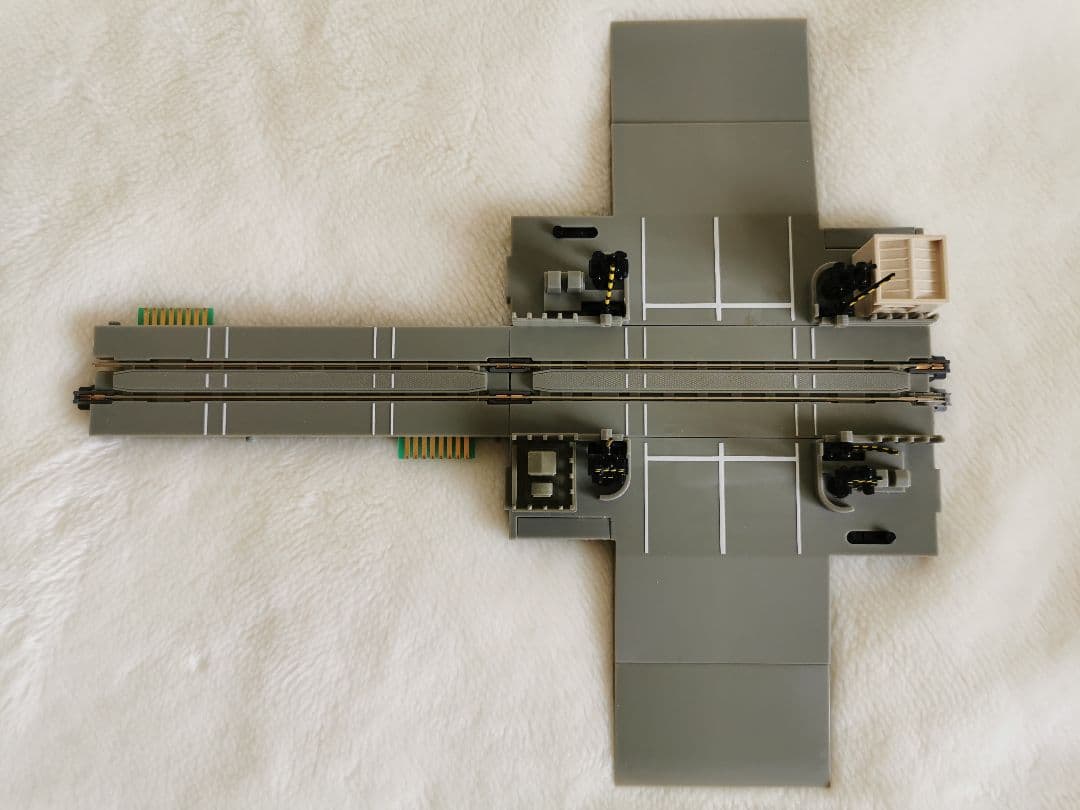 動作OK◎ KATO 20-650 自動踏切基本セット＋651複線用アダプター