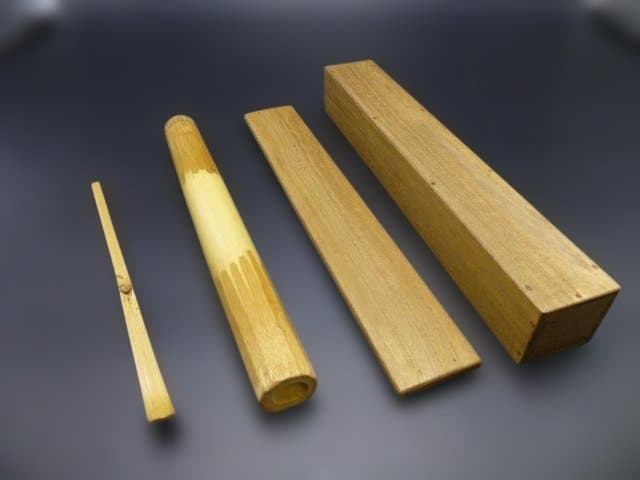 表千家十一代 碌々斎 自作茶杓／共箱・共筒／銘「青苔」