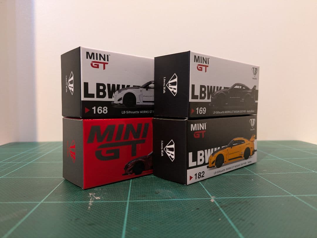 MINIGT 日産 GT-R 4台セット 168 169 191 182