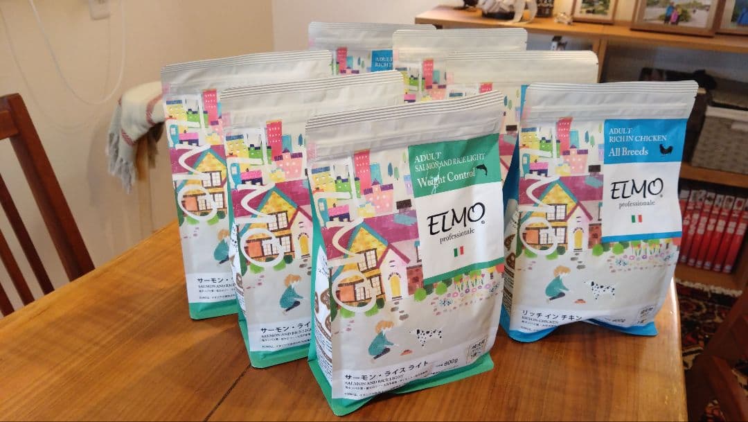 ELMO サーモン・ライス・ライト 成犬用 エルモ 800g×7袋 ELMO サーモン