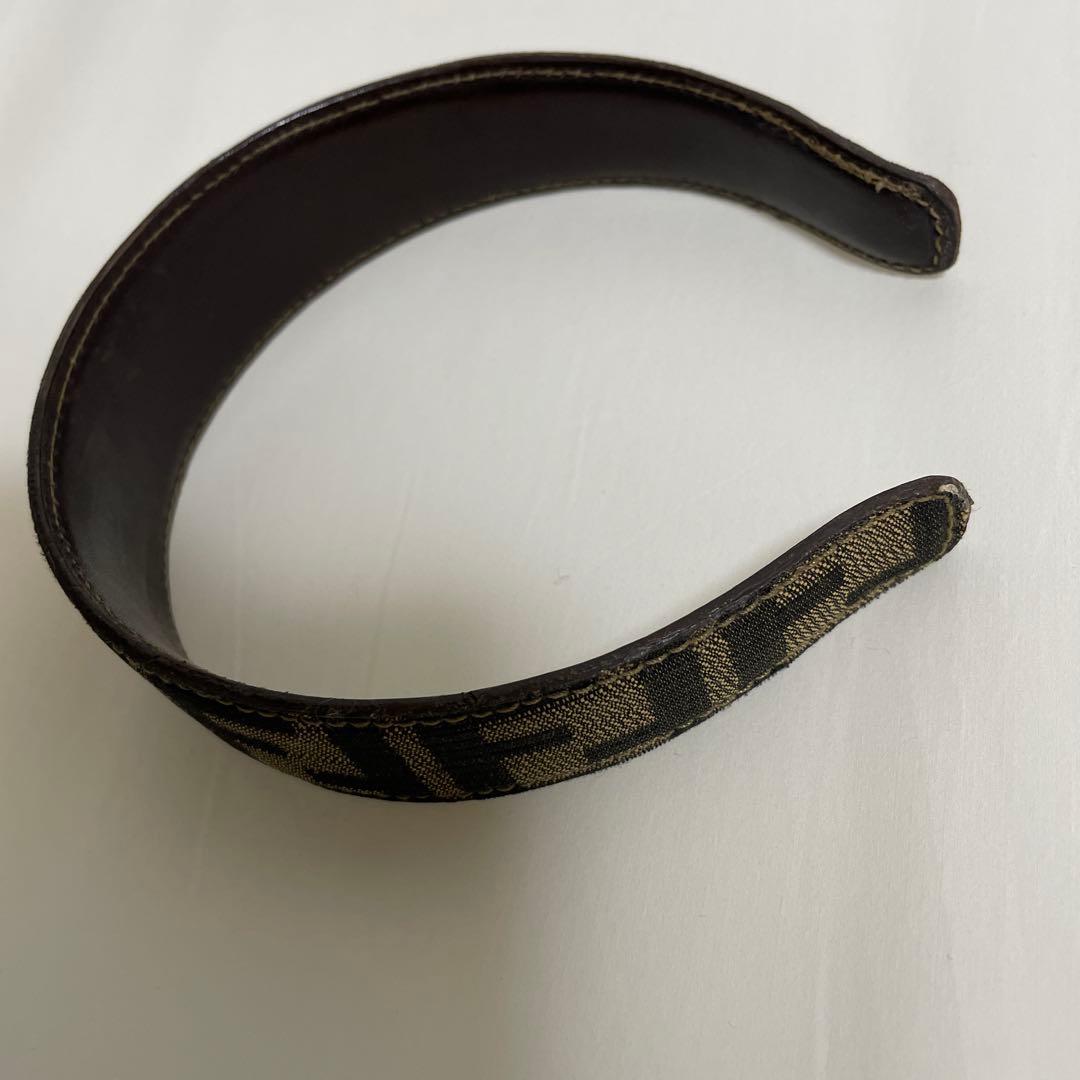 FENDI フェンディ　ヘアバンド ブラウン・ベージュ