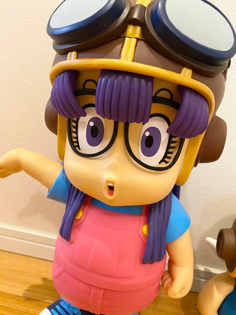 Dr.スランプアラレちゃん ガッチャン 飛行帽 特大フィギュアセット