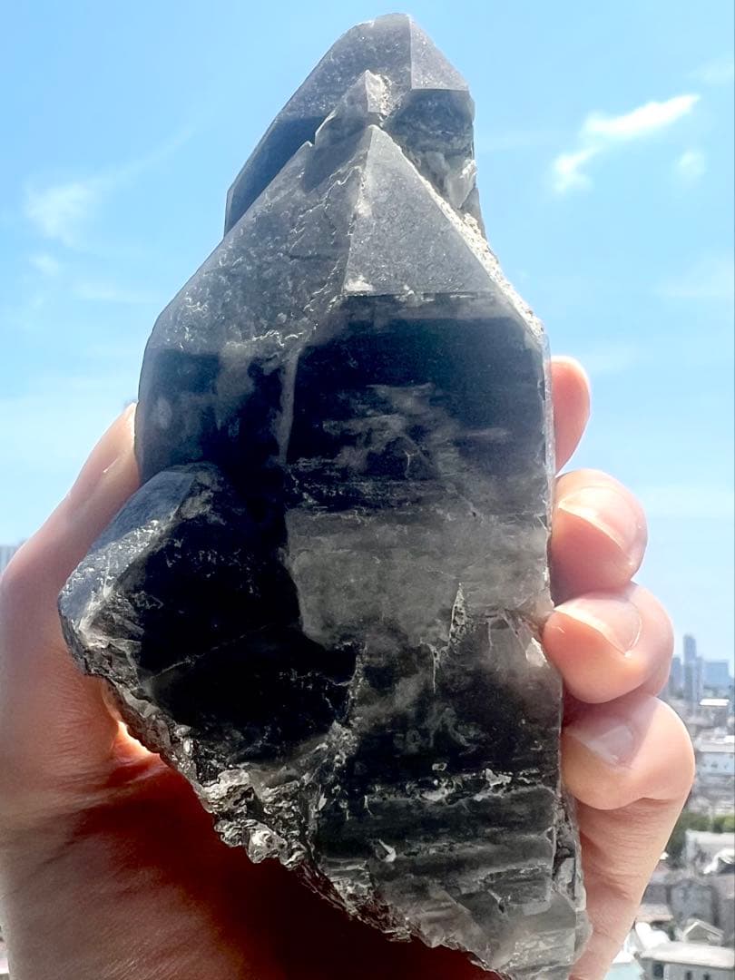 最終価格✨美✨希少✨AAAAAチベット産 ドリームコート モリオン 叡智の黒神殿