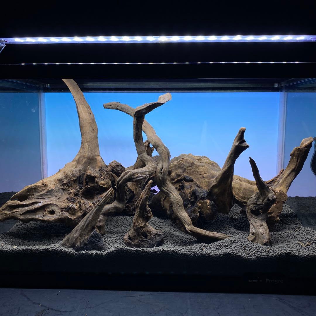 MRW-7188 赤系流木レイアウトセット 90cm水槽用流木 アクアリウム MRW