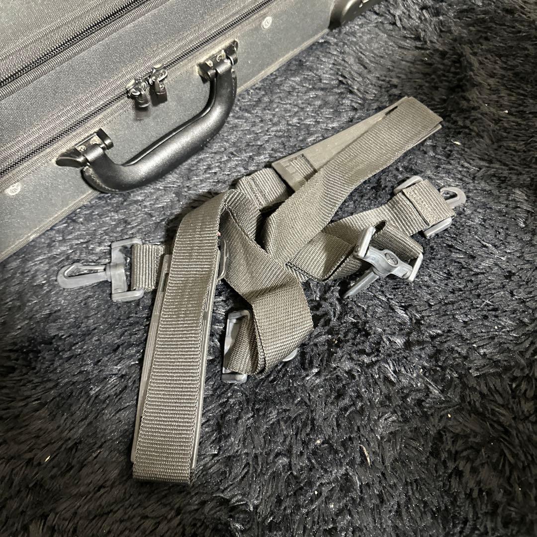 高級 Lang バイオリンケース 4/4サイズ 弦楽器 湿度計 弓4本収納