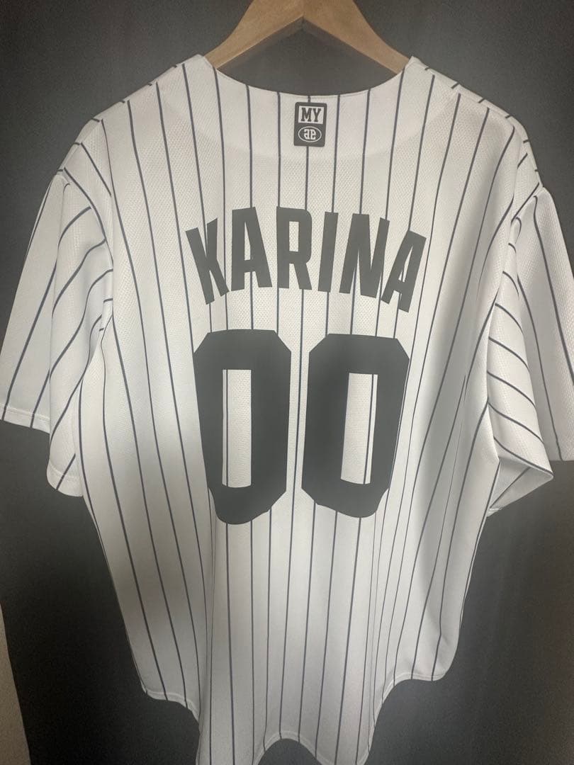 最終値下げ　aespa ベースボール ユニフォーム カリナ 00