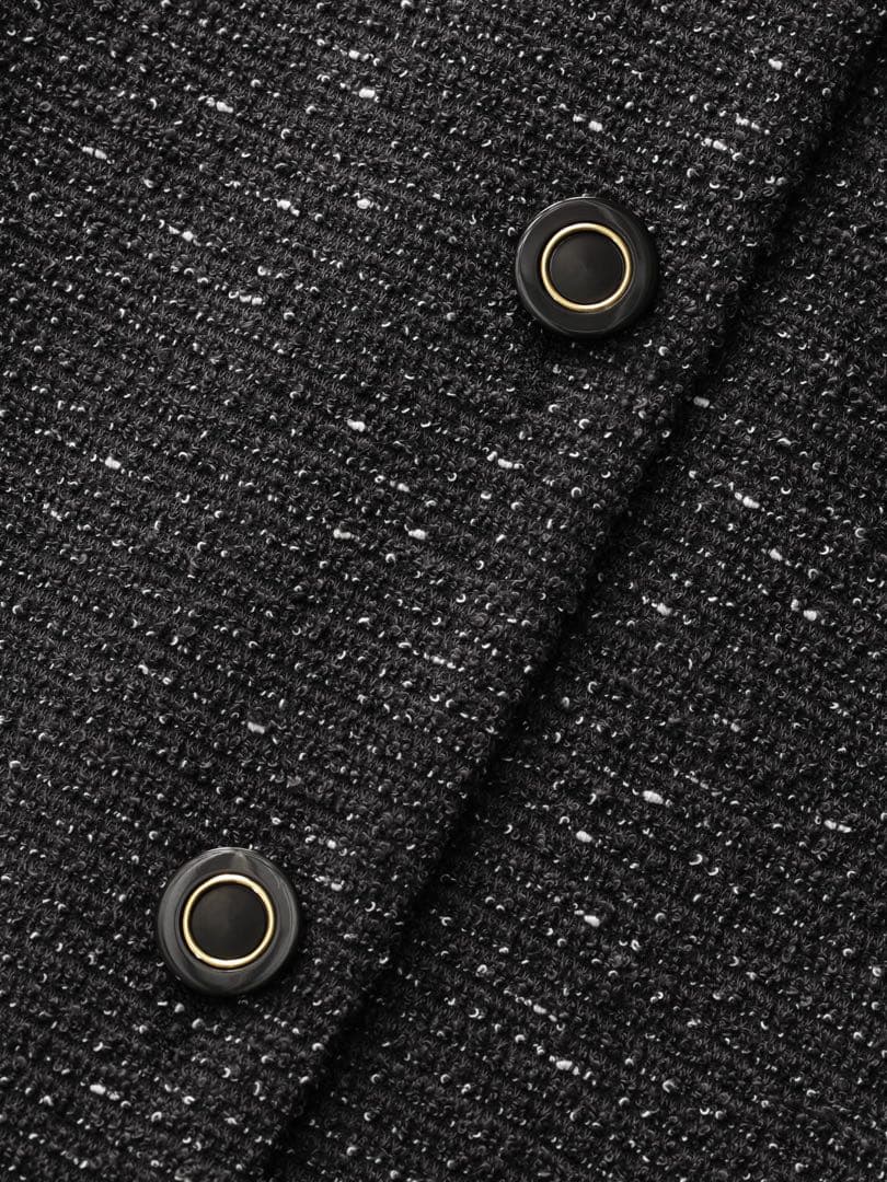 エムプルミエ　ファンシーニットツィードスカート34 タイムセール