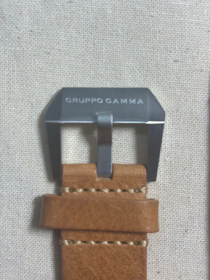 希少GRUPPO GAMMA ダイブマスター　ダイバーズウォッチ ラバーベルト