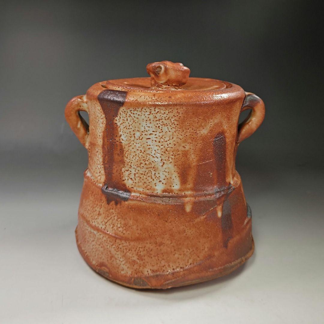 イ372 水指『養心窯元 樋口雅之作』『志野水指 共箱』茶道具