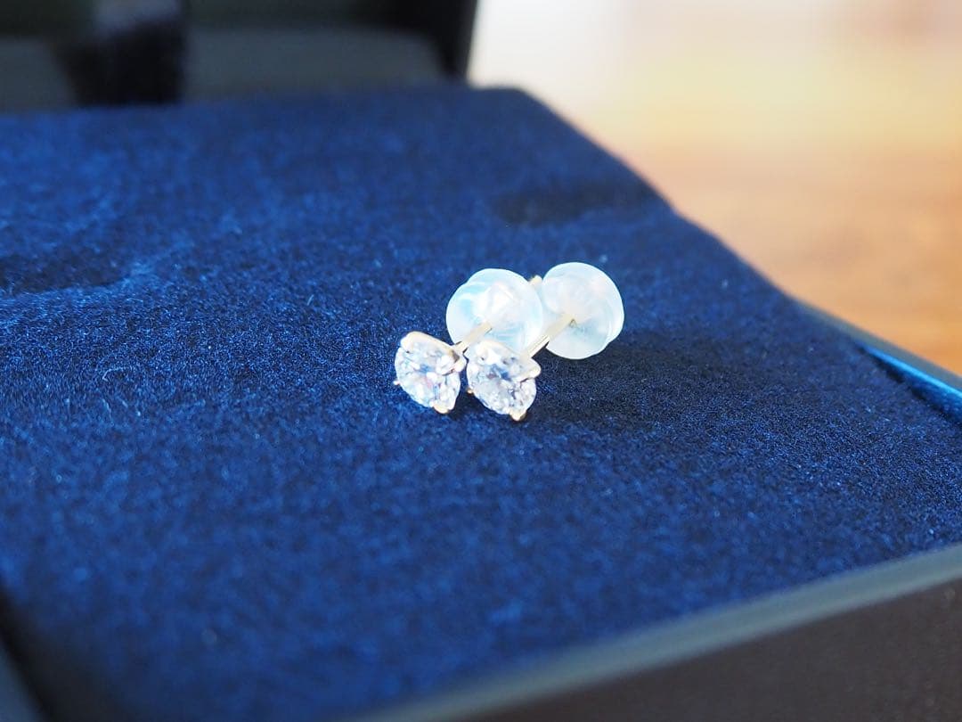 値下げ】 LK salonラボグロウンダイヤモンド ピアス 0.3カラット YG