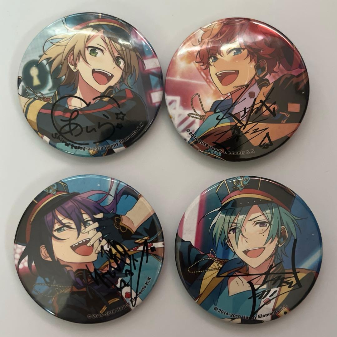 あんスタ 朔間凛月 ポートレートサイン缶バッジ ポトレ缶 あんスタ 缶