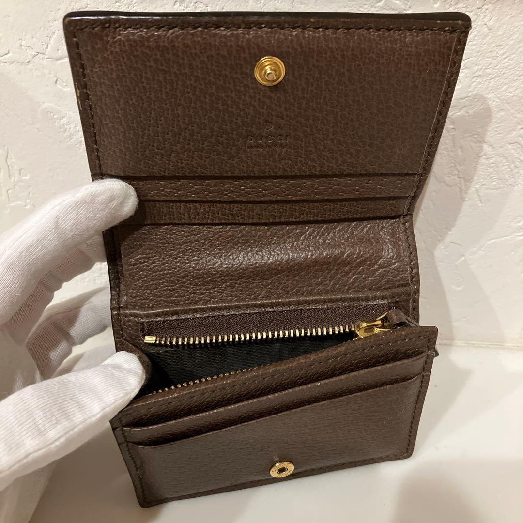 Gucci 二つ折り財布 GGパターン