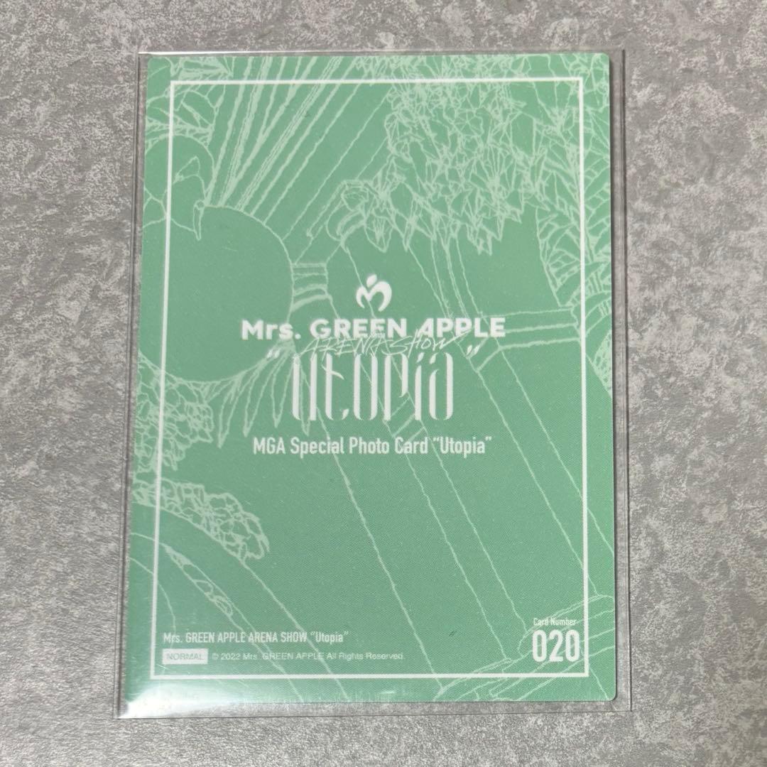 Mrs. GREEN APPLE フォトカード 若井滉斗 大森元貴Utopia