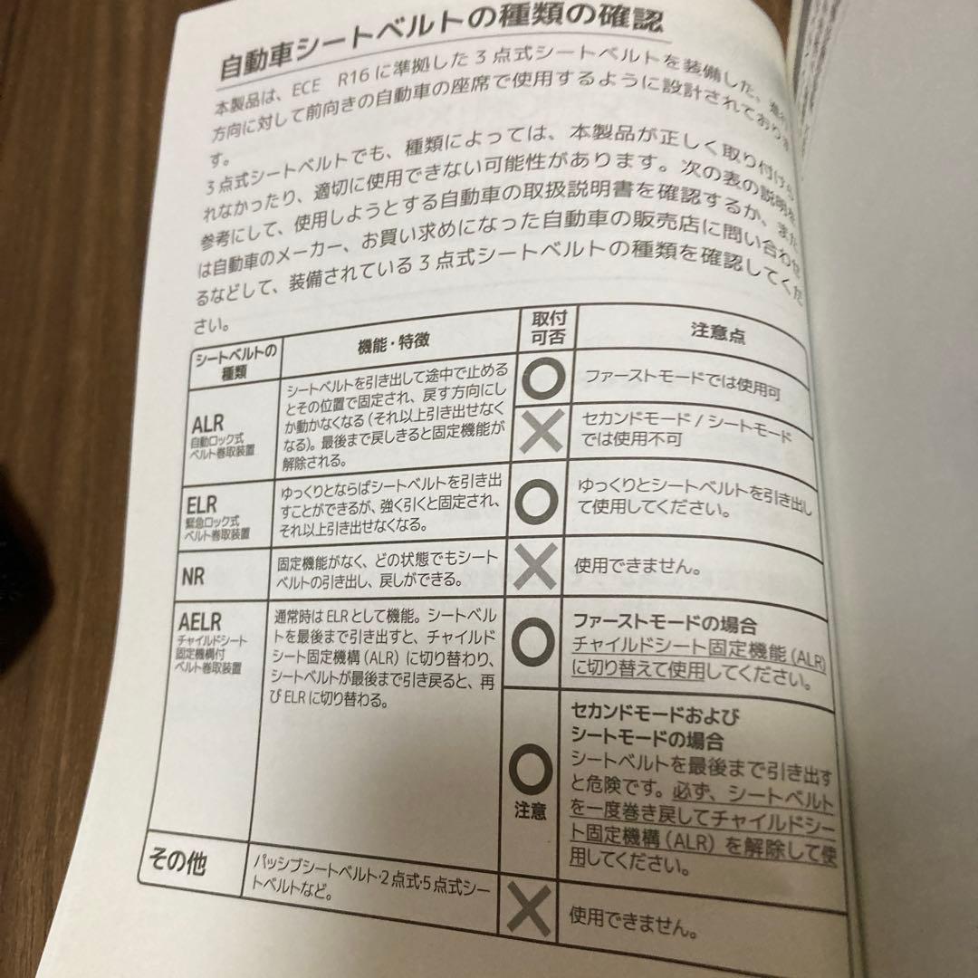 Joie チャイルドシート　エレベート　ネイビー