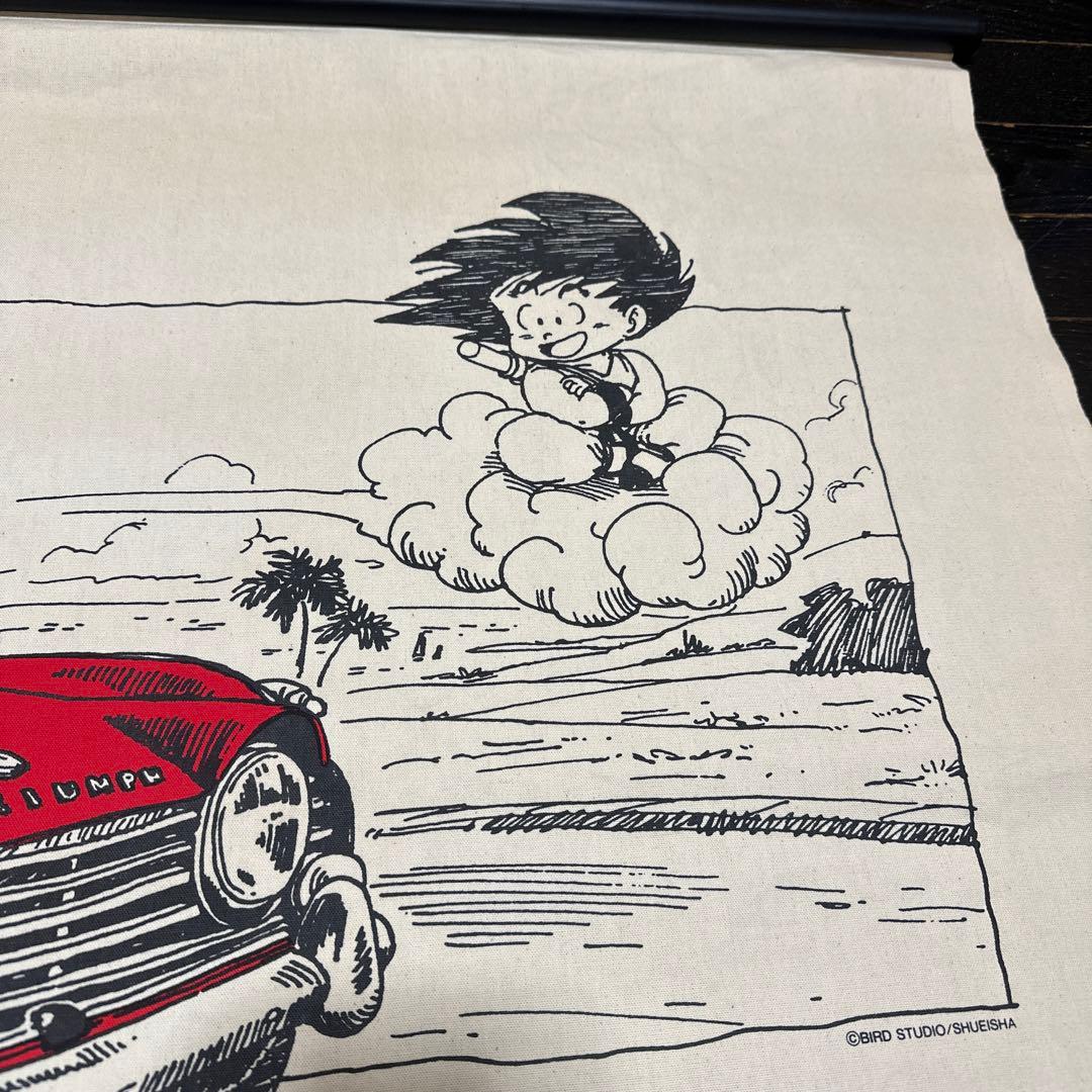 入手困難品　ドラゴンボール　鳥山明　エキシビジョン　タペストリー　当時品