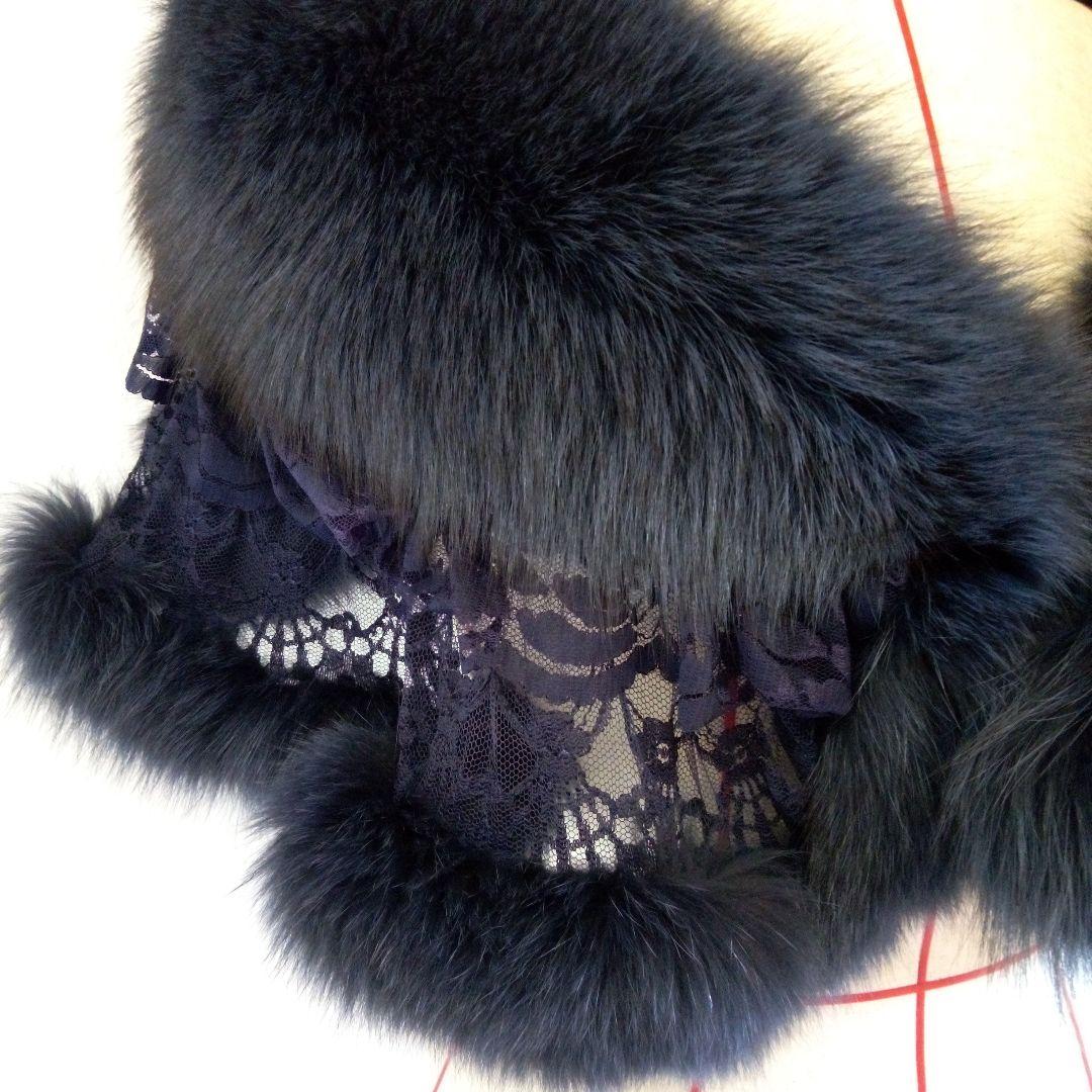 フォクス　レース付きストール