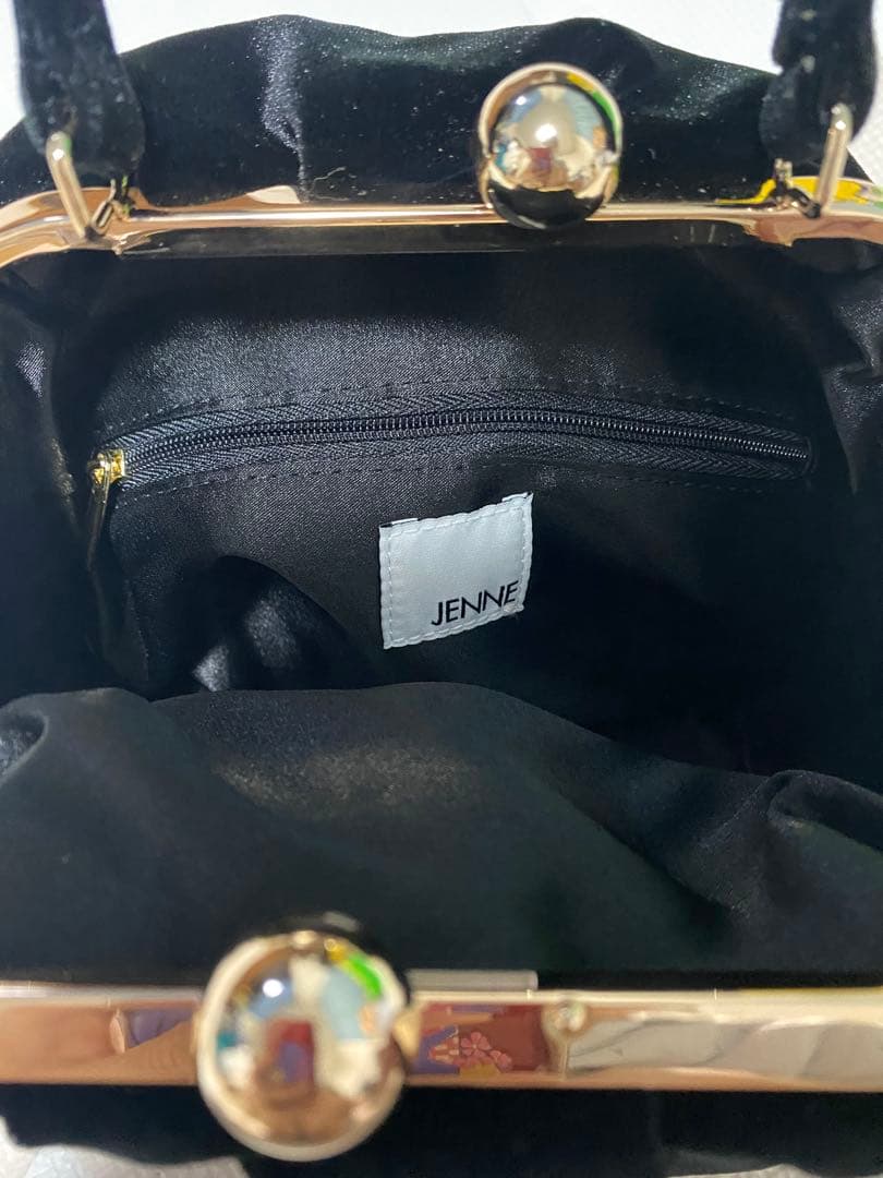 【（╹◡╹） 様】JENNE ベロア　バッグ　ブラック