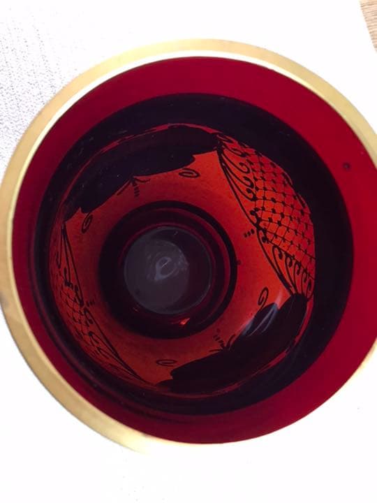 チェコ硝子花瓶 箱付き お値下げ❗️の通販はau PAY マーケット - 輸入