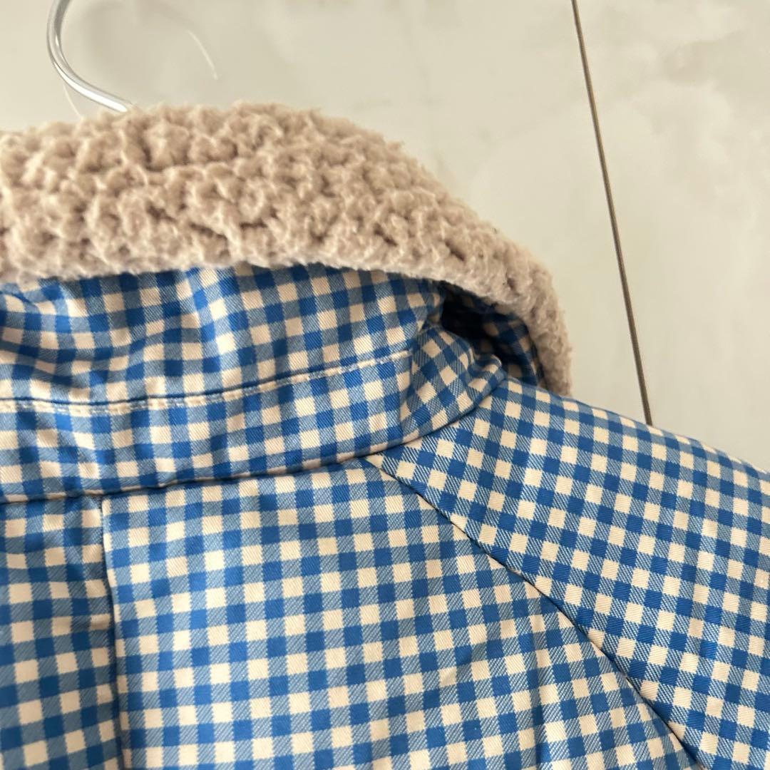 アウター TINY COTTONS VICHY PADDED OVERALL 4Y