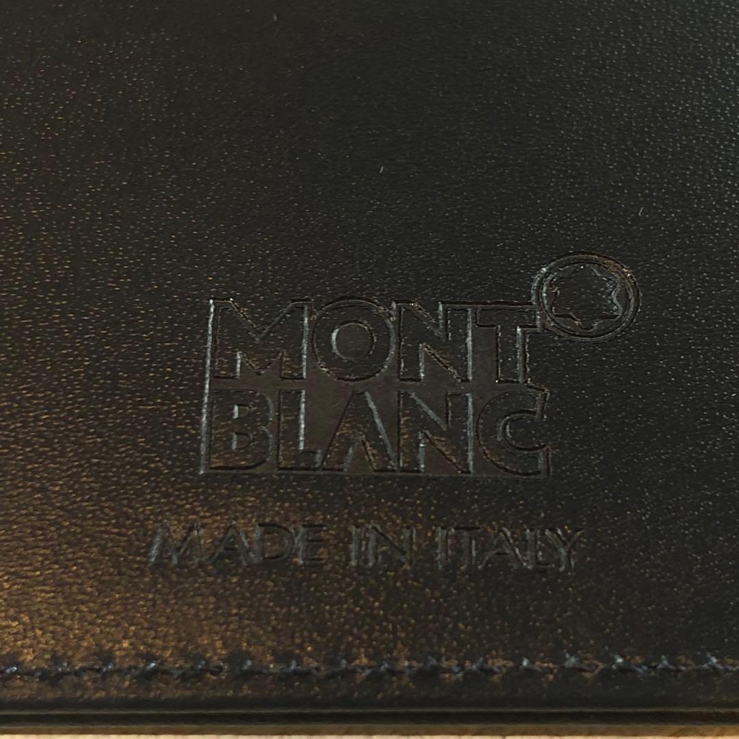 Montblanc ネイビー ボールペンとカードケース 11R2510