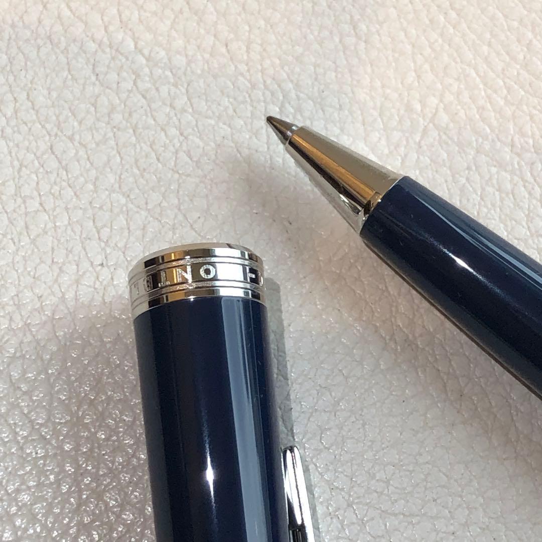 Montblanc ネイビー ボールペンとカードケース 11R2510