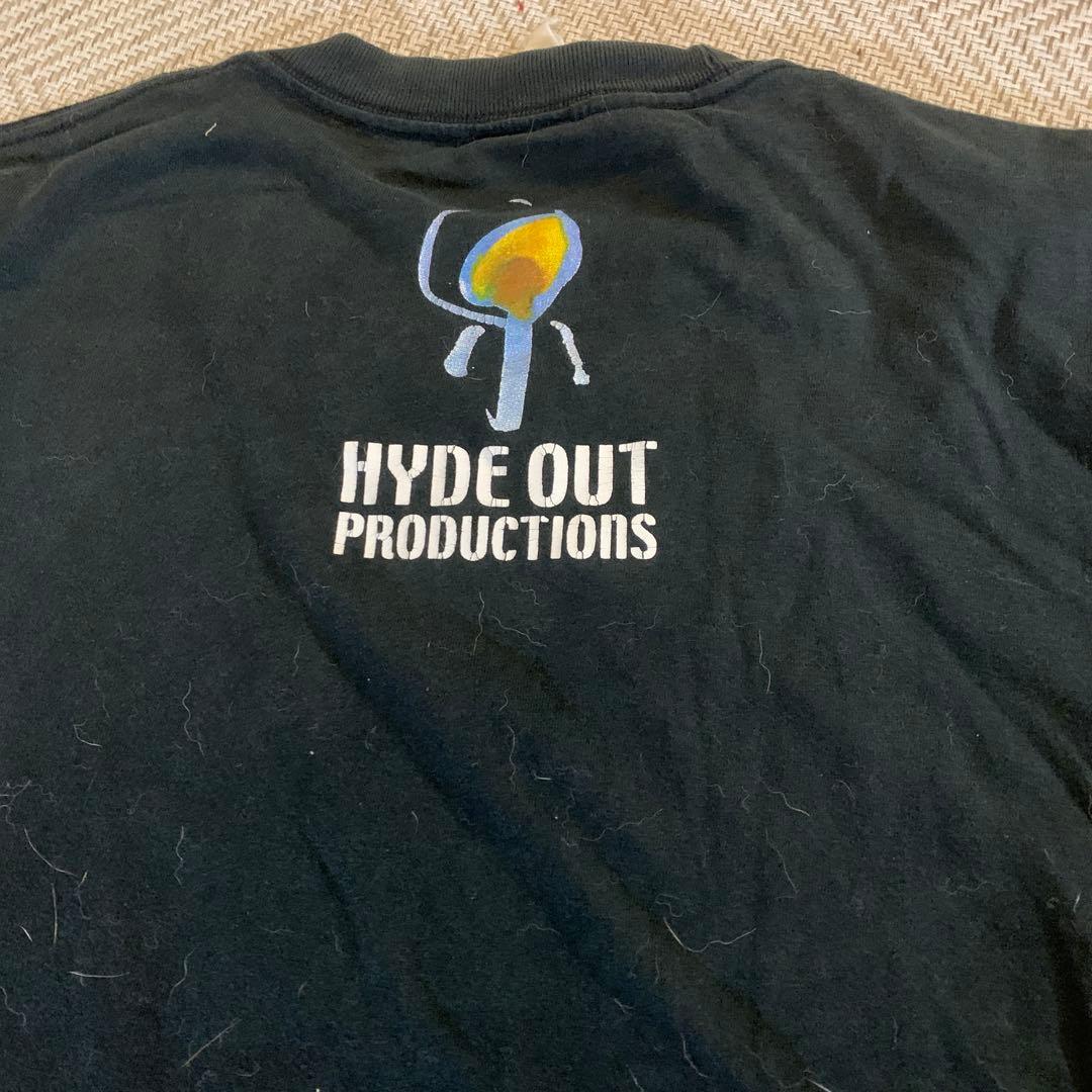 HYDE OUT PRODUCTIONS Tシャツ 黒　nujabes 古着