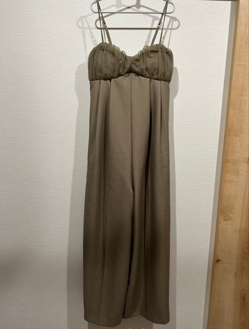 【AMERI】NET TULLE TOP LAYERED ROMPERS ドレス