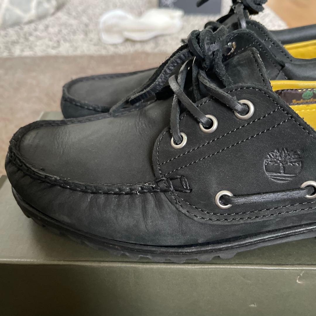 ティンバーランド オーセンティックハンドソーボートシューズ ブラック ヌバック