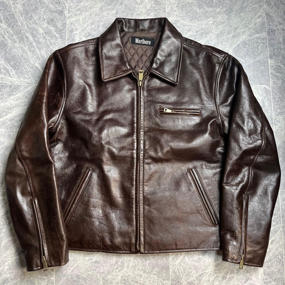 Marlboro leather mini jacket マールボロ Marlboro leather mini