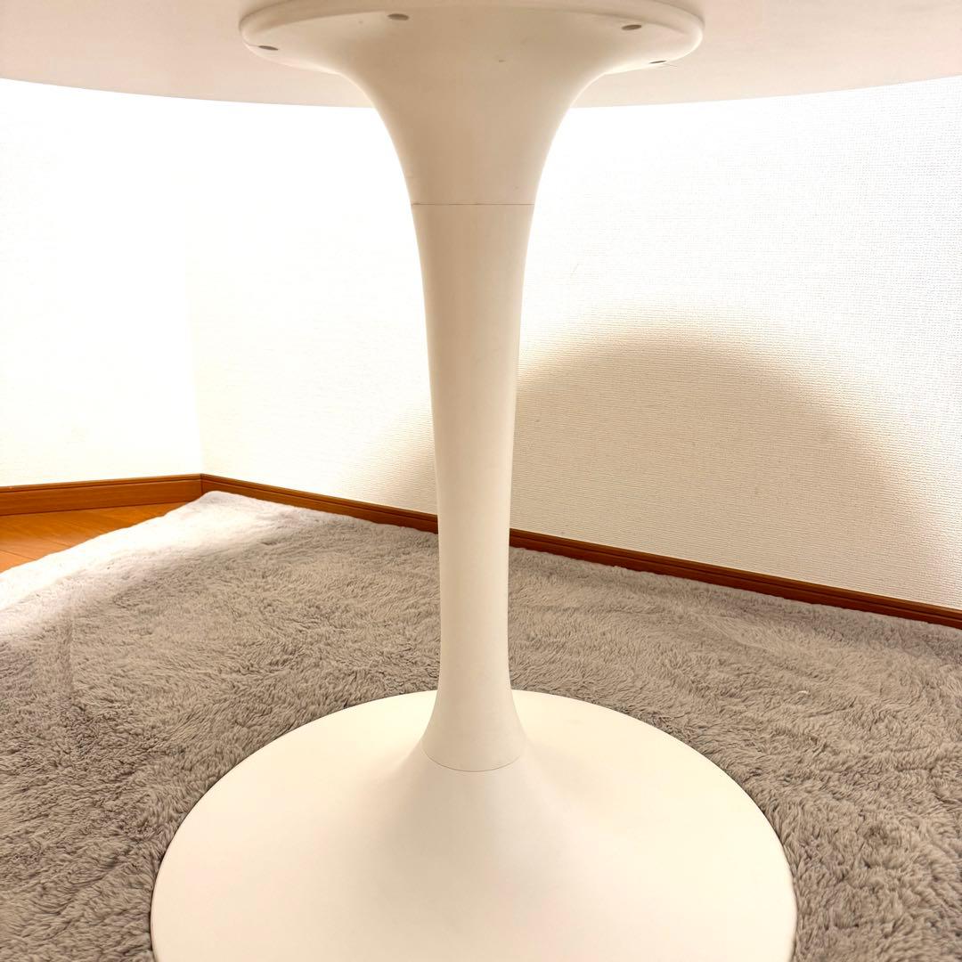 【メイ】【美品】IKEA DOCKSTA ドクスタ 丸テーブル ホワイト