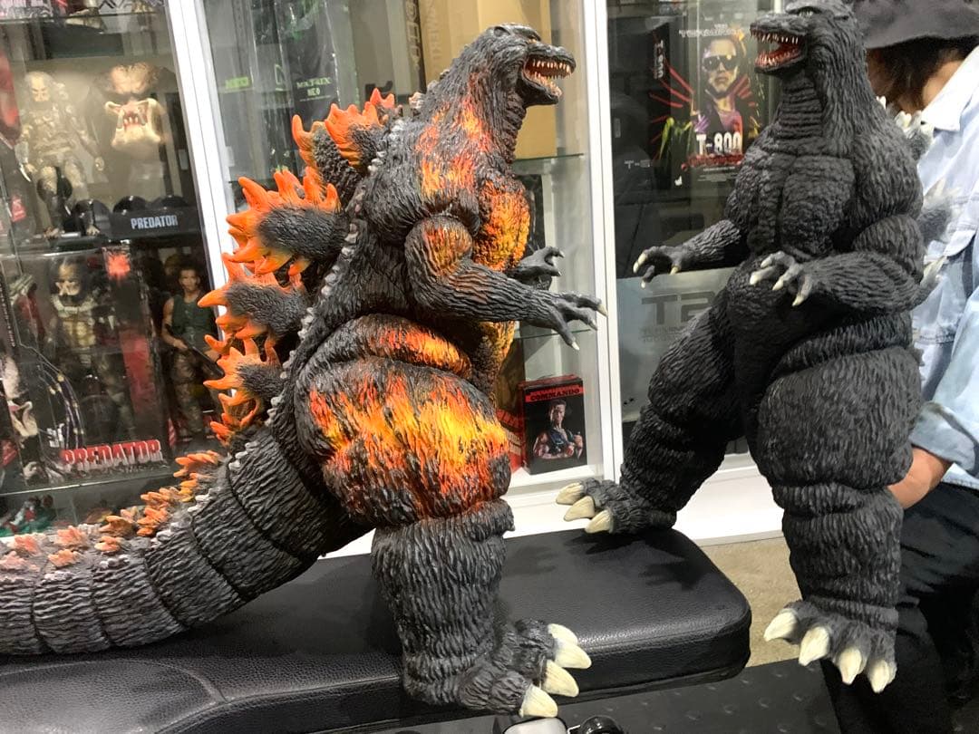 バーニングゴジラ　巨大サイズ全長約120㎝　 リペイントver