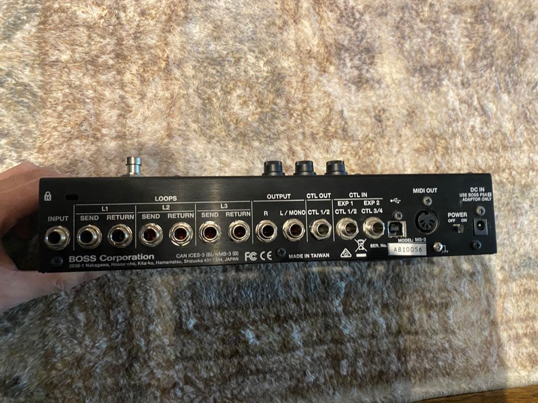 BOSS MS-3 箱、アダプタ、取扱説明書付