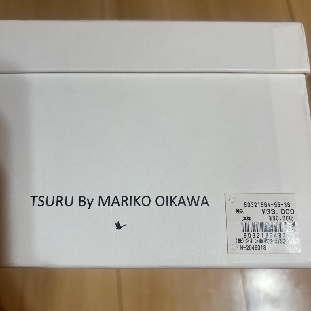 ツルバイマリコオイカワ ビジューフラットミュール