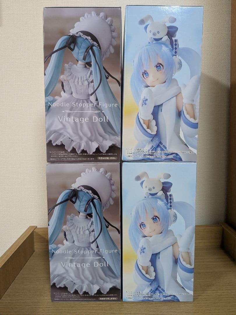 初音ミク ぬーどるストッパーフィギュア 雪ミク ヴィンテージドール 4点セット
