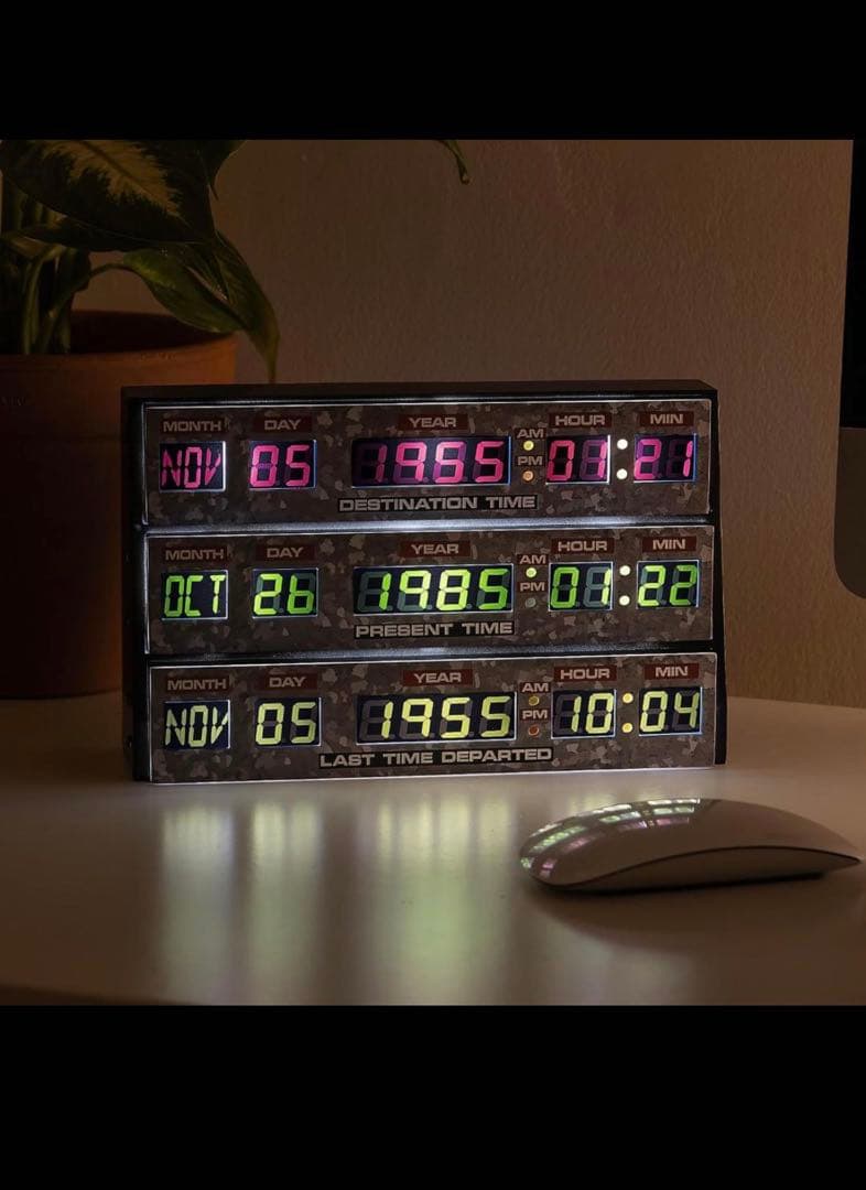 新品・未開封　バックトゥザフューチャー タイムサーキット ライトボックス　おまけ