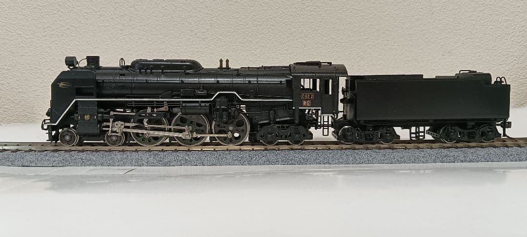 HOゲージ 天賞堂 Ｃ622号機蒸気機関車、モーター交換、メンテナンス済