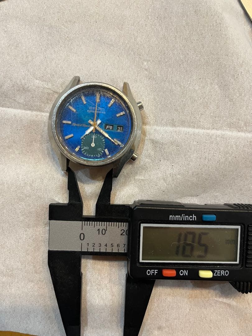 6139-8050 セイコー　スピードタイマー　不動ジャンク　巻棒抜　部品取りに