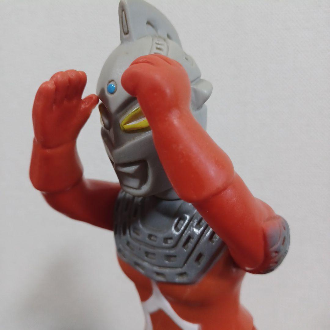 当時もの　希少マルサン製　290㎜「ウルトラ　セブン」ソフビフィギュア