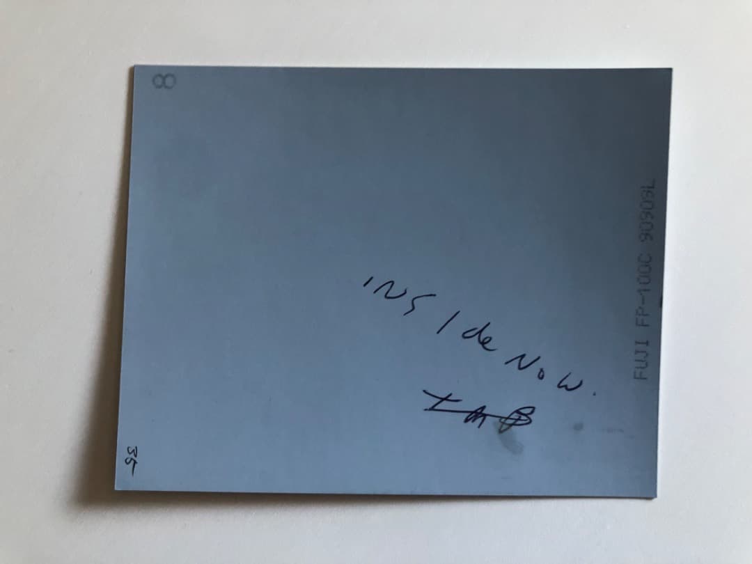 【超貴重】Mark Borthwick ポラロイドプリント《直筆サイン入り》