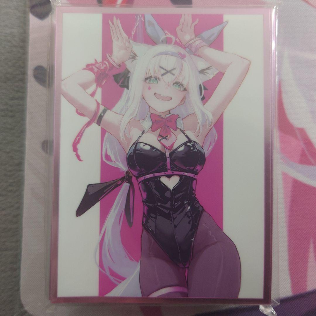 α1 ホロライブ 狐のポーズ&バニー 白上フブキ スリーブ&プレイマット
