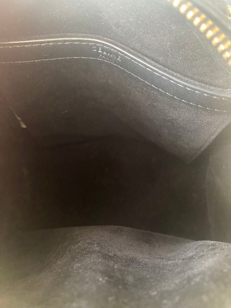 w*様 CELINE スモール ボストン キュイル トリオンフ ハンドバッグ ブ