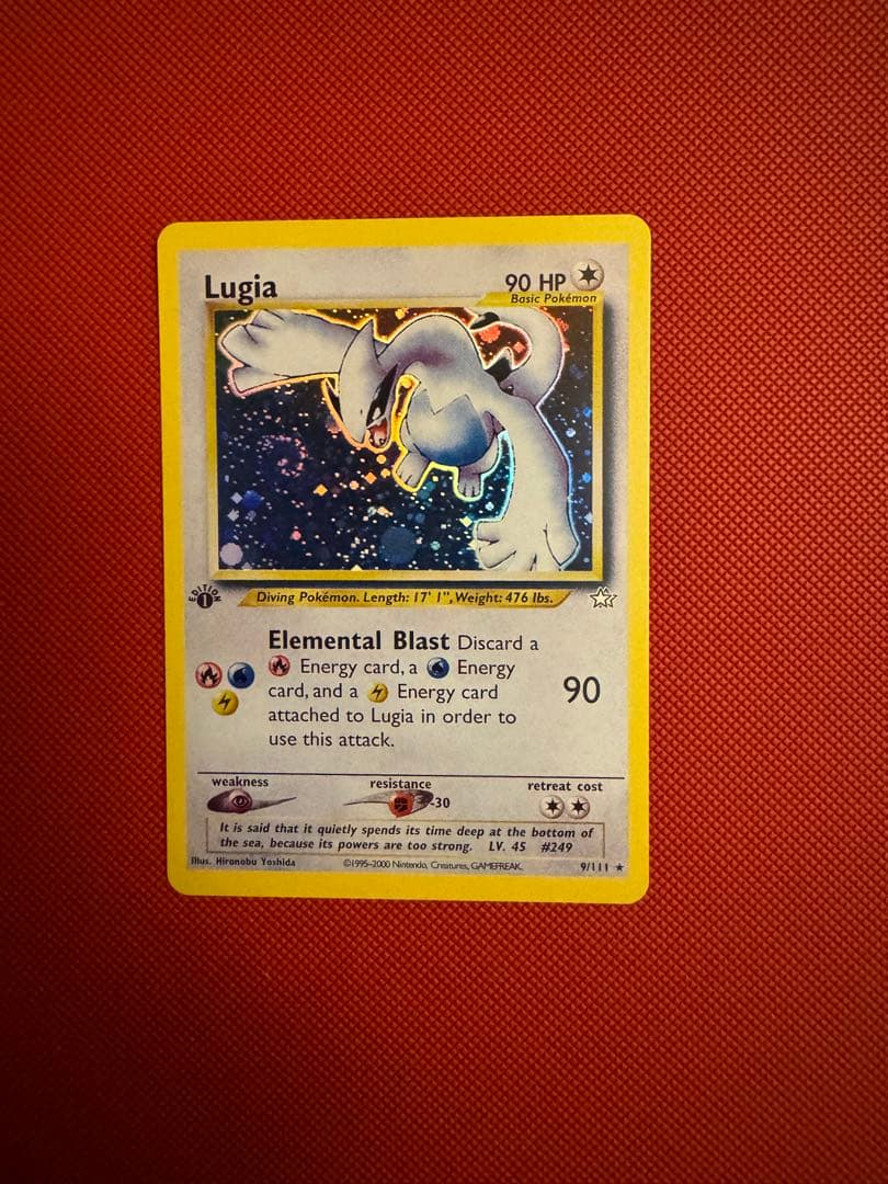 ポケモンカードゲームルギア1st Edition9/111 英語版