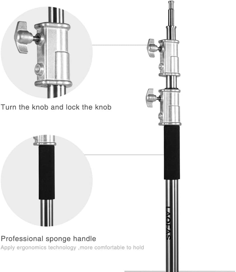 中古】LAOFAS Cスタンド ステンレス製ライトスタンド Amaran