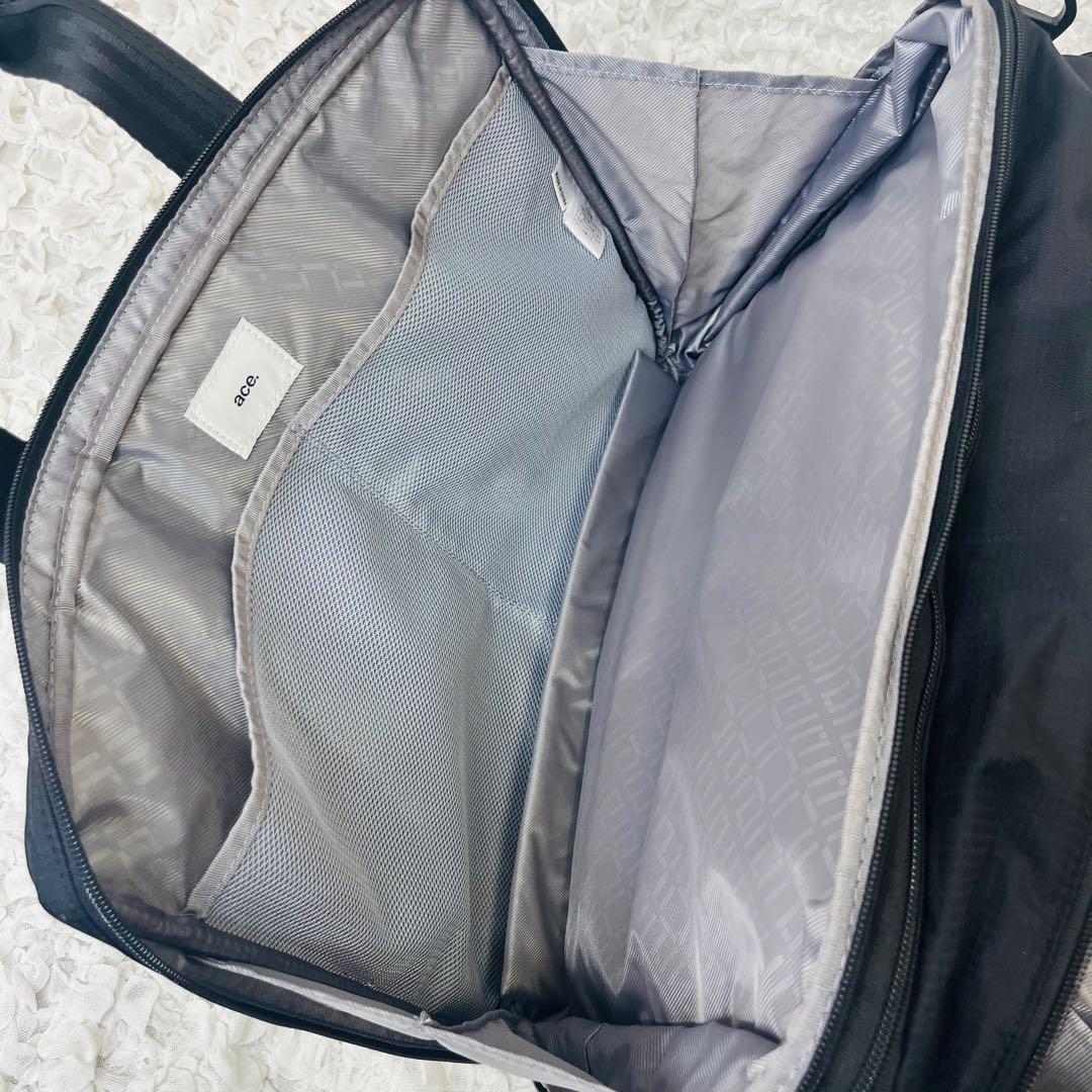 ace.GENEビジネスバッグ5455901フレックスライトフィット軽量B4拡張