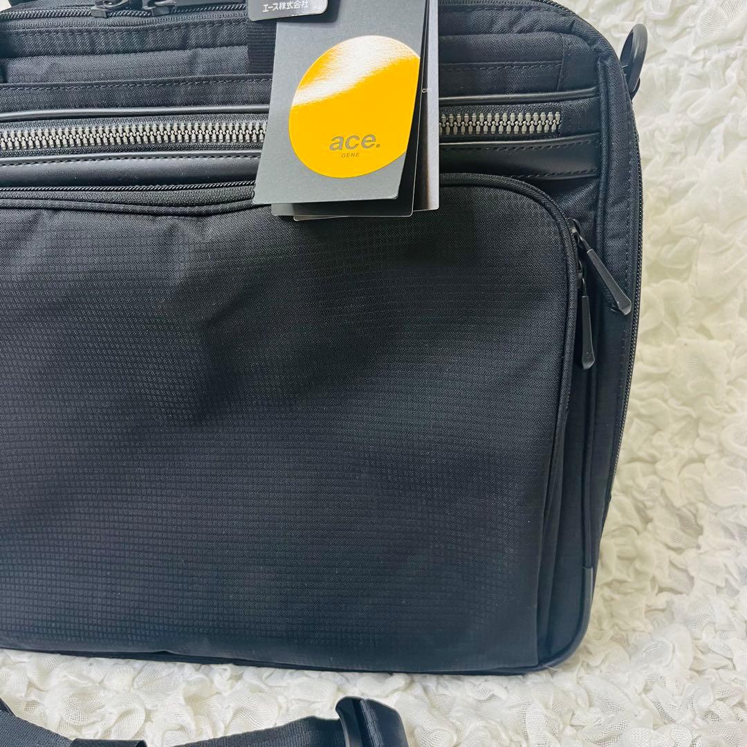 ace.GENEビジネスバッグ5455901フレックスライトフィット軽量B4拡張