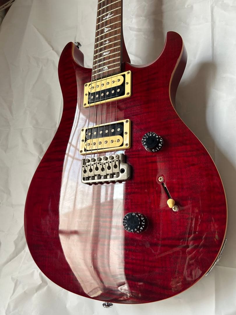 タ*読様 PRS SE Custom24 レッドエレキギター