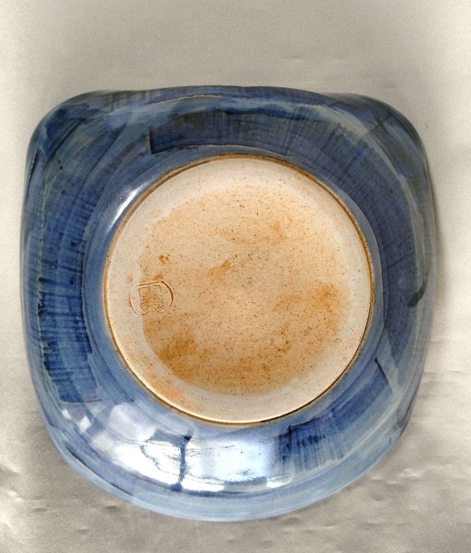 雲泉窯　染付　変形皿　　2枚