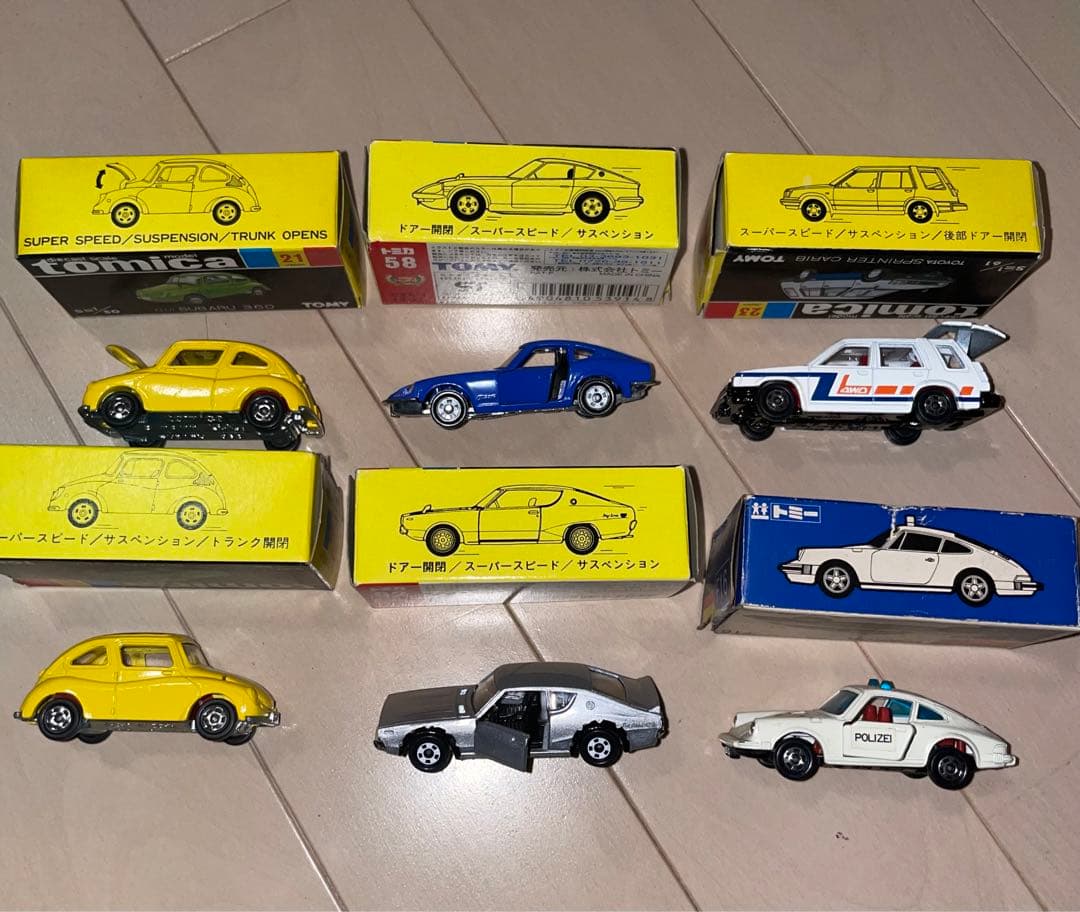 トミカ　箱あり　日本製　JAPAN 青箱　まとめて