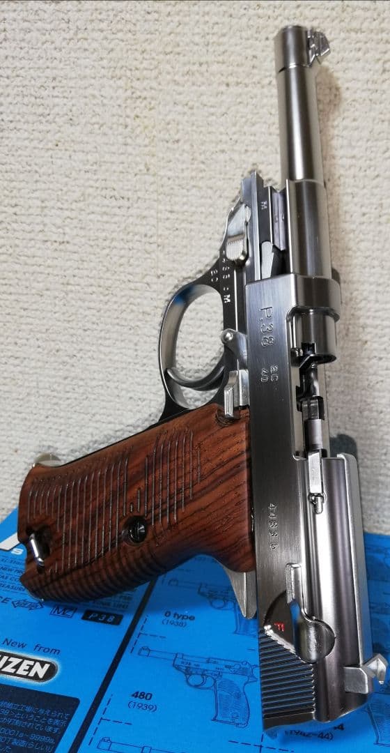 本日終了⭐Maruzen WALTHER P38 ac40 木製グリップ⭐ 本日終了⭐Maruzen WALTHER P38 ac40 木製グリップ⭐ 本日終了
